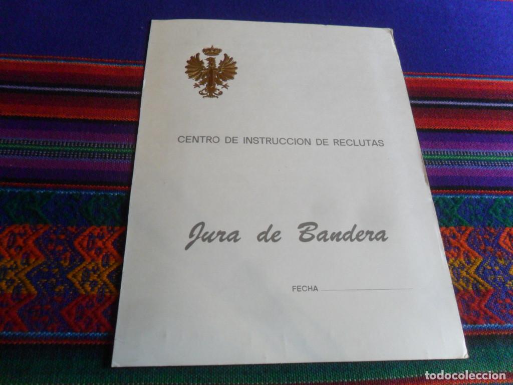 Militaria: CENTRO DE INSTRUCCI&Oacute;N DE RECLUTAS JURA DE BANDERA. MARCO Y FOTO ORIGINAL. BUEN ESTADO.