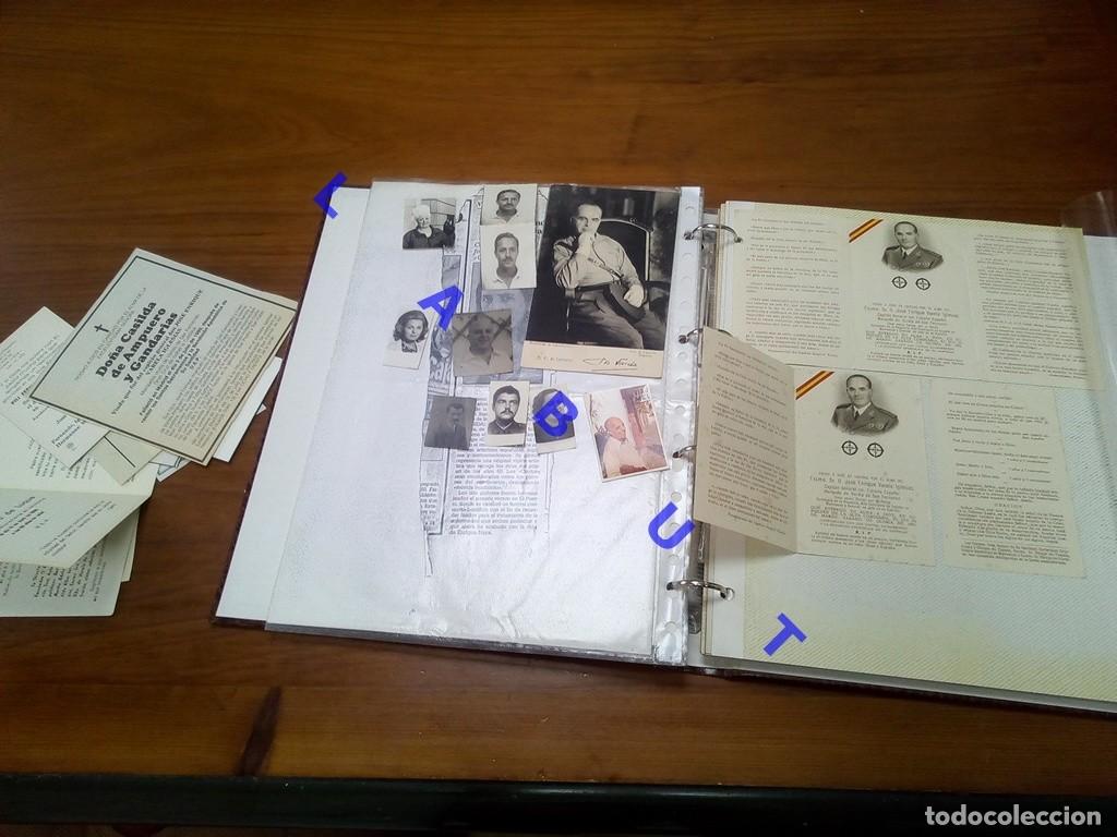 Militaria: ALBUM GENERAL JOSE ENRIQUE VARELA POSTAL ESQUELAS Y FAMILIA TODO LO QUE VES LG35