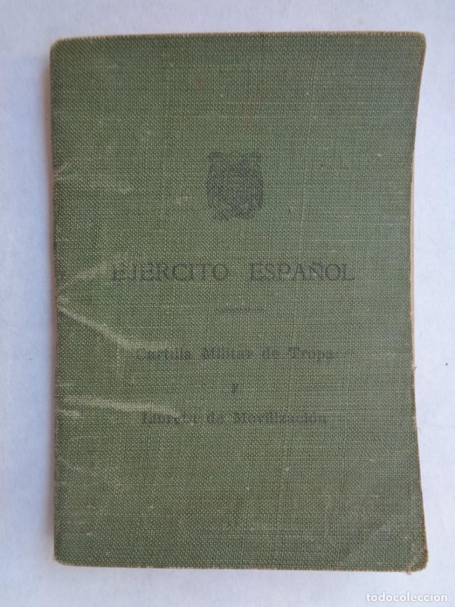 Militaria: CARTILLA MILITAR DE SOLDADO DE SEVILLA , 1952: AGRUPACION MOVILIZACION FERROCARRILES