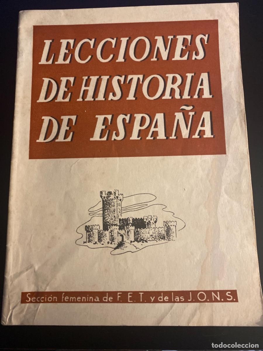 Military Antiques: Militar lecciones de historia de Espa&ntilde;a secci&oacute;n femenina de la F E T y de las J O N S 1948