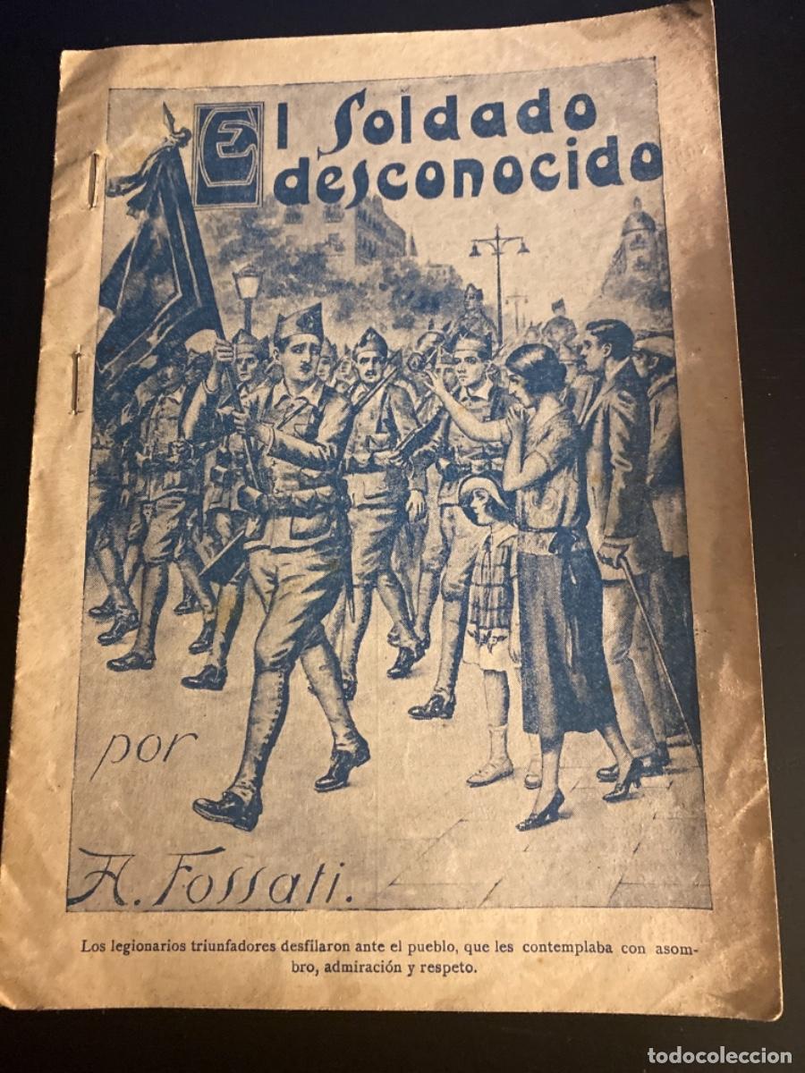 Military Antiques: Militar fasc&iacute;culo revista El Soldado desconocido A. Fosfato cuaderno n&uacute;mero 1 16 p&aacute;ginas