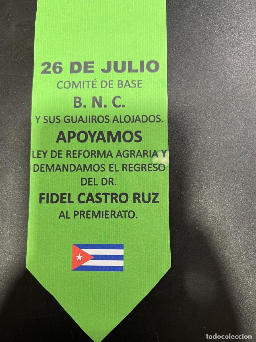 Militaria: PUBLICIDAD. COMIT&Eacute; DE BASE B.N.C. Y SUS GUAJIROS ALOJADOS.APOYAMOS LEY REFORMA AGRARIA. FIDEL CASTRO