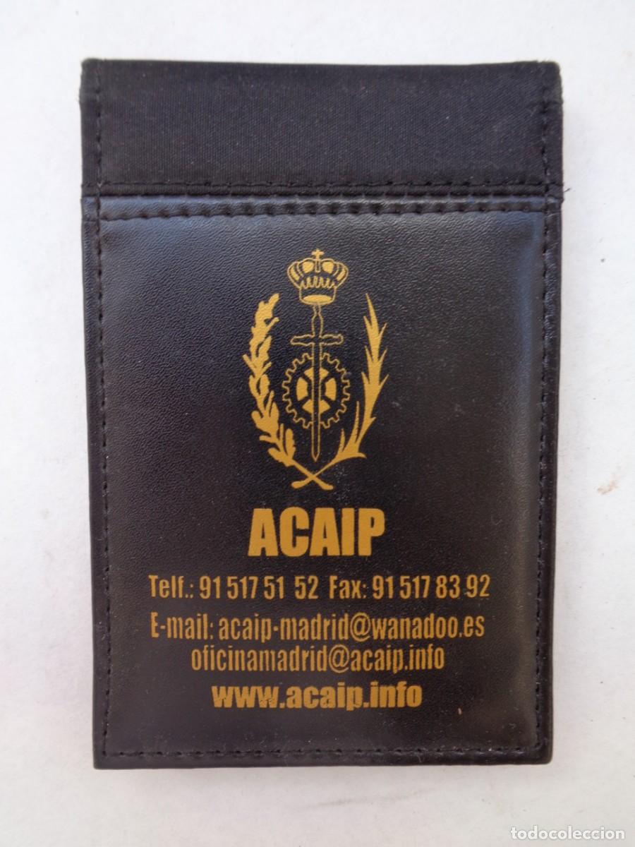 Militaria: CARTERITA TARJETERO DEL ACAIP , ASOCIACION DE FUNCIONARIOS DE PRISIONES . SIN USAR