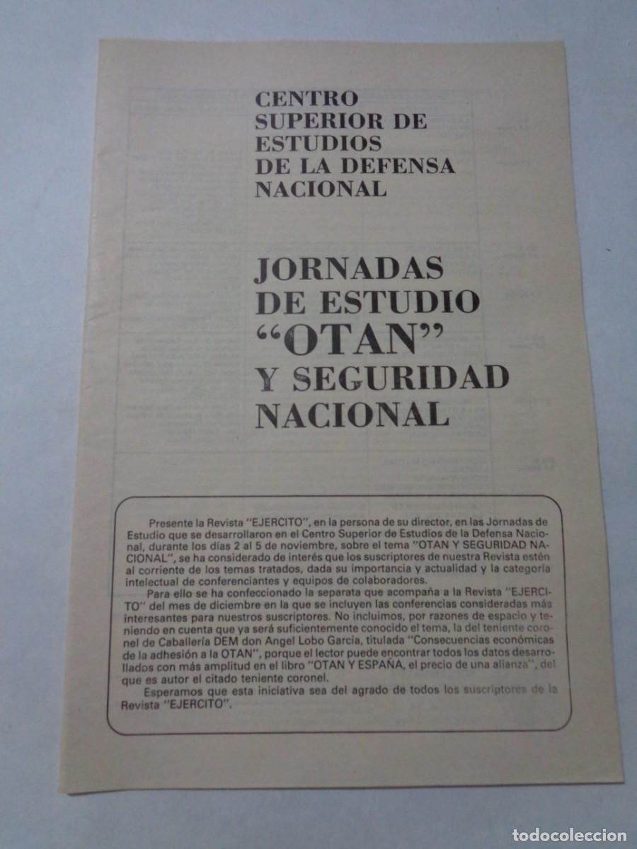 Militaria: CENTRO SUPERIOR DE ESTUDIOS DE LA DEFENSA NACIONAL: DOCUMENTO JORNADAS DE ESTUDIOS OTAN Y SEGURIDAD