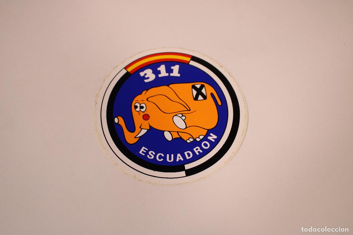 Militaria: PEGATINA MILITAR. EJ&Eacute;RCITO DEL AIRE. escuadron 311 - c105