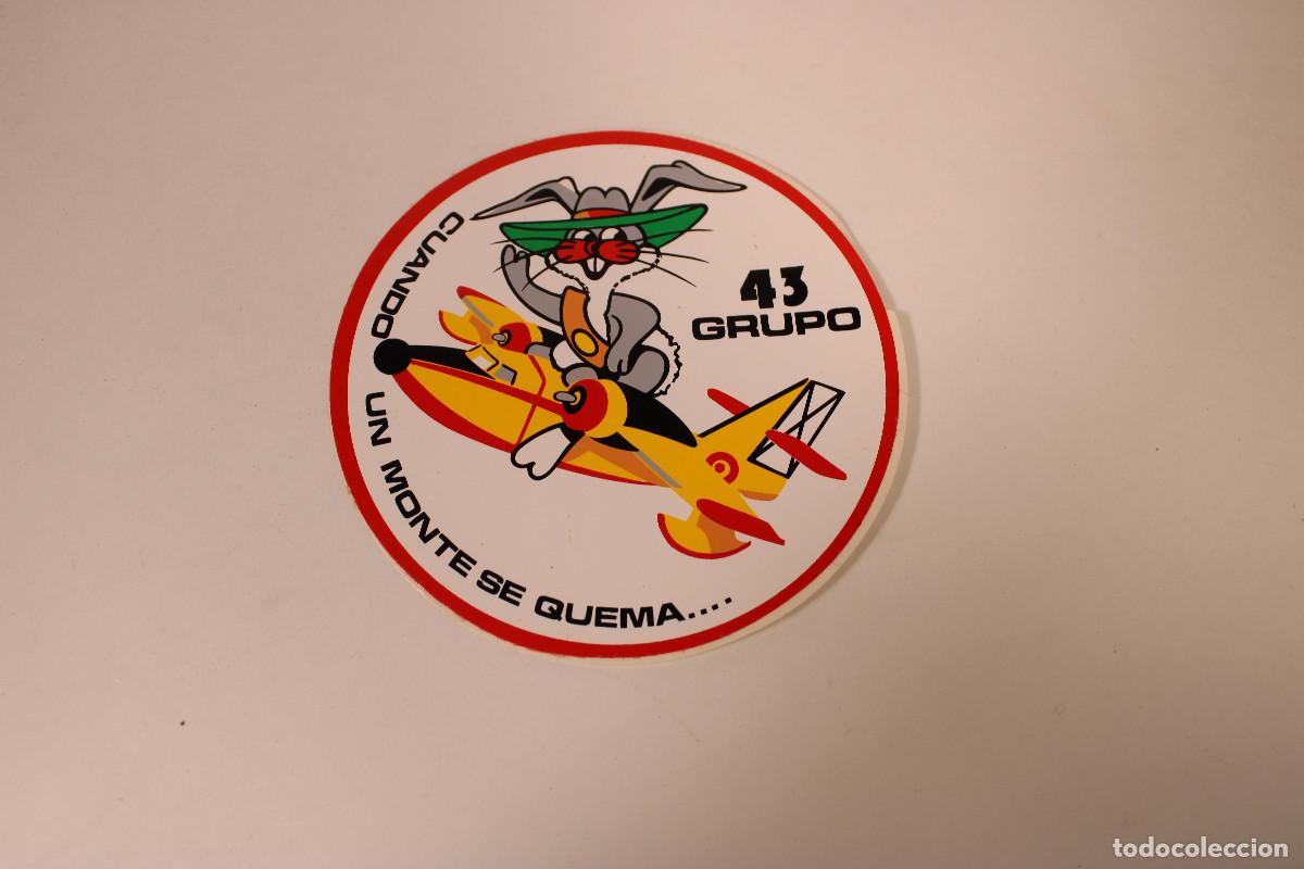 Militaria: PEGATINA MILITAR. EJ&Eacute;RCITO DEL AIRE. 43 GRUPO- c105