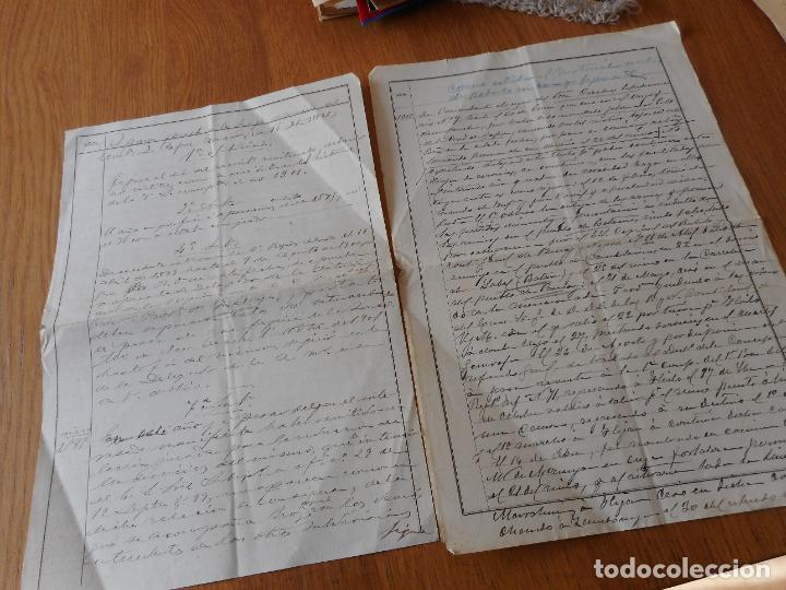 Militaria: DOS ANTIGUOS DOCUMENTOS RELATIVOS A GUERRA DE FILIPINAS CAPIZ BATAN 1898 1901