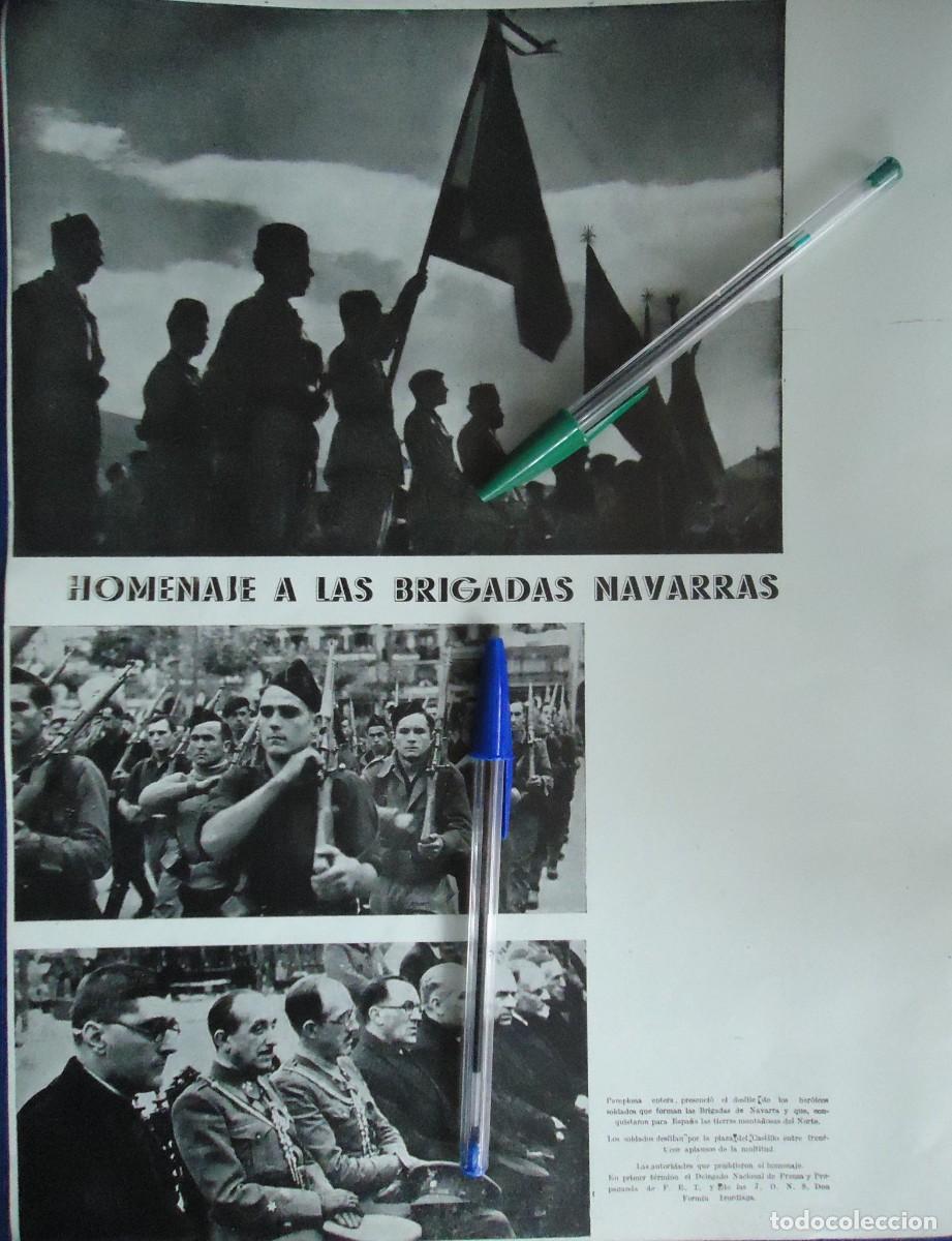 Militaria: guerra civil espa&ntilde;ola brigadas navarra frente navarro ejercito militar franco nacionales falange