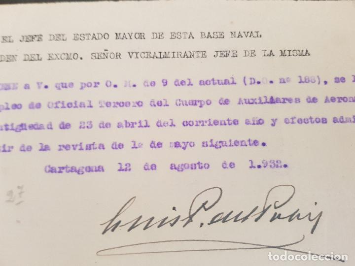 Militaria: 1932 PROMOCION DE EMPLEO