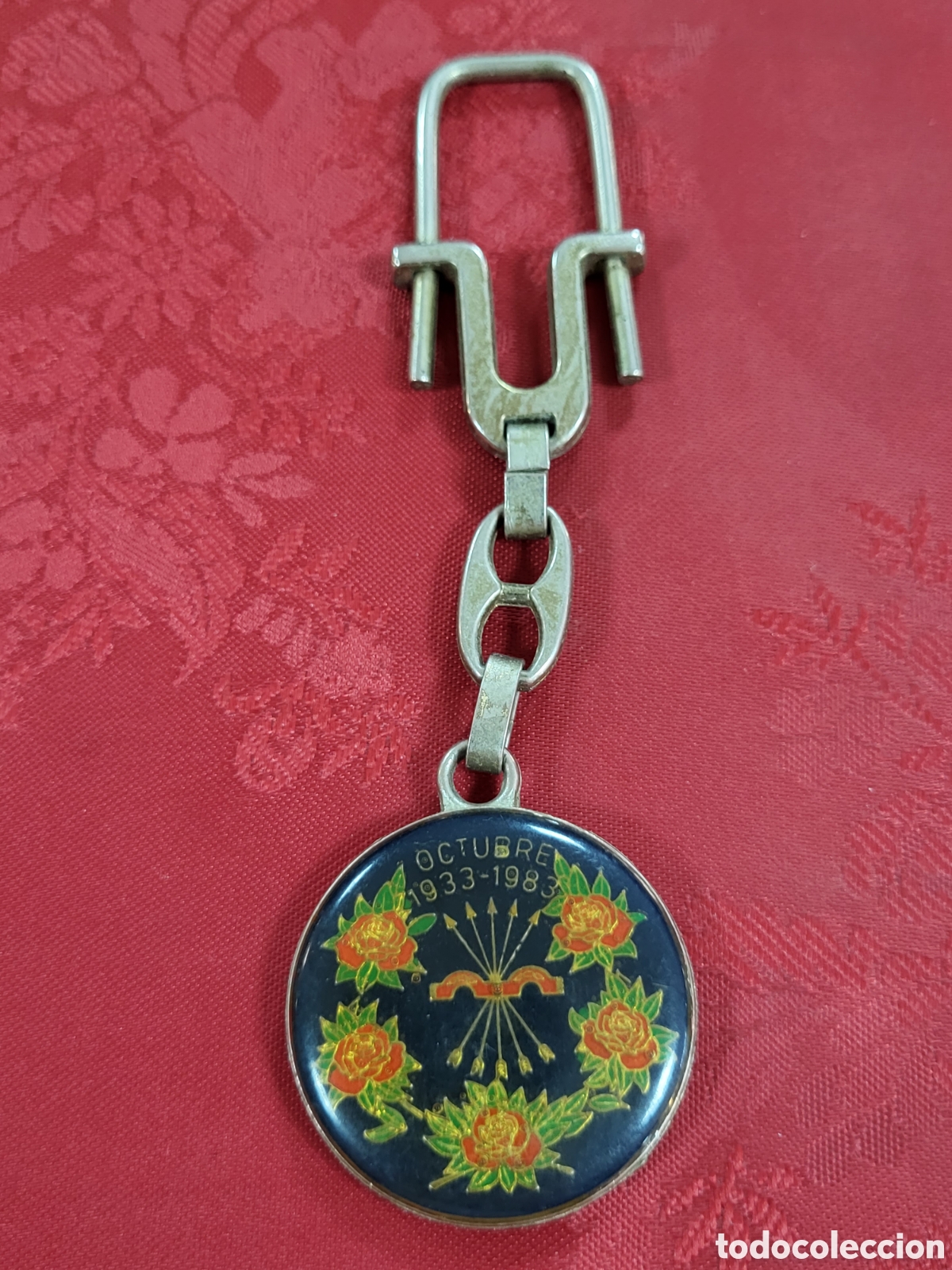 Militaria: ■ LLAVERO 50 ANIVERSARIO DE FALANGE 1933-1983