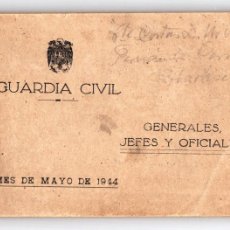Militaria: ESCALALETA. GUARDIA CIVIL. JEFES Y OFICIALES. 1944.