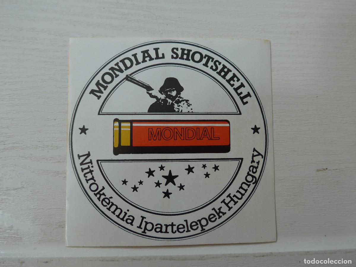 Militaria: PEGATINA MONDIAL SHOTSHELL - Foto 1