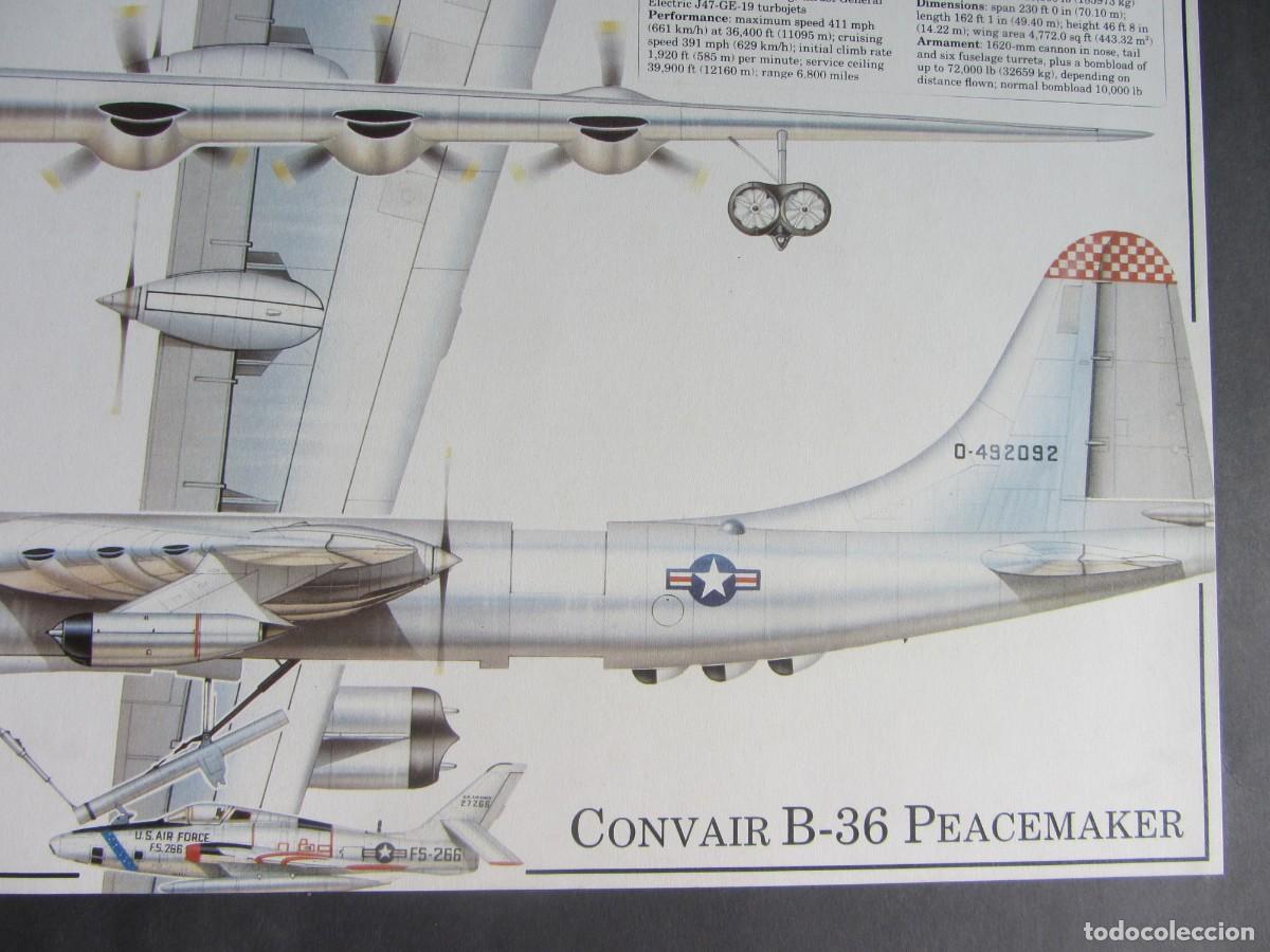Militaria: L&Aacute;MINA CONVAIR B-36 PEACEMAKER. - Foto 2
