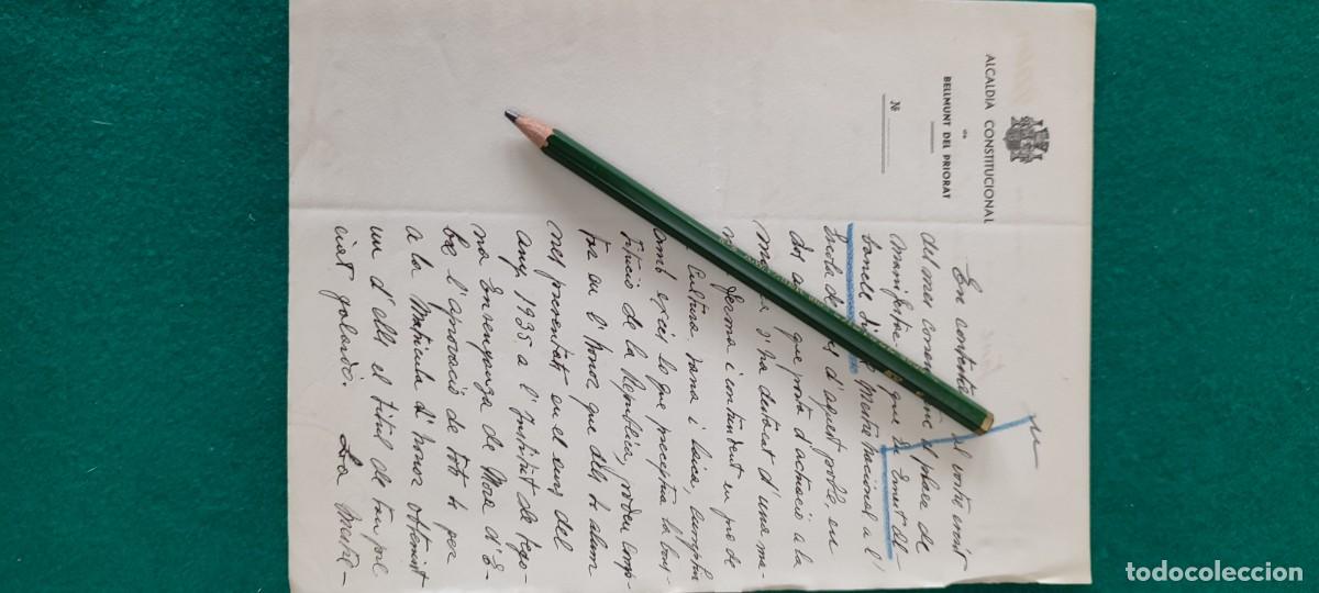 Militaria: Documento Rep&uacute;blica guerra civil comit&eacute;s antifascistas escuela