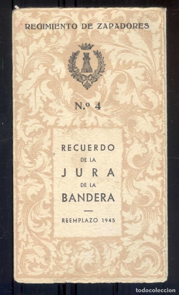 Militaria: NUMULITE R7* Recuerdo de la jura de bandera Reemplazo 1945 Regimiento de zapadores zapador