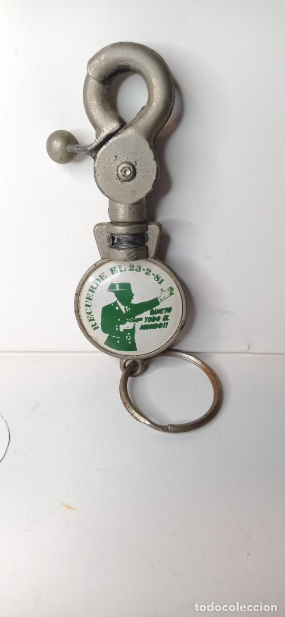 Militaria: LLAVERO MOSQUETON TEJERO GUARDIA CIVIL FALANGE ,JONS,OJE,FRANCISCO FRANCO,GUERRA CIVIL.