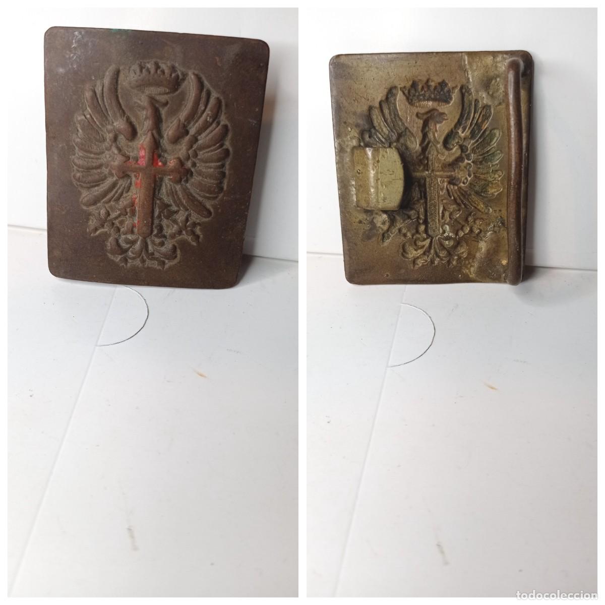 Militaria: HEBILLA CINTURON EJERCITO TIERRA, EJERCITO ESPA&Ntilde;OL, AGUILA. - Foto 1