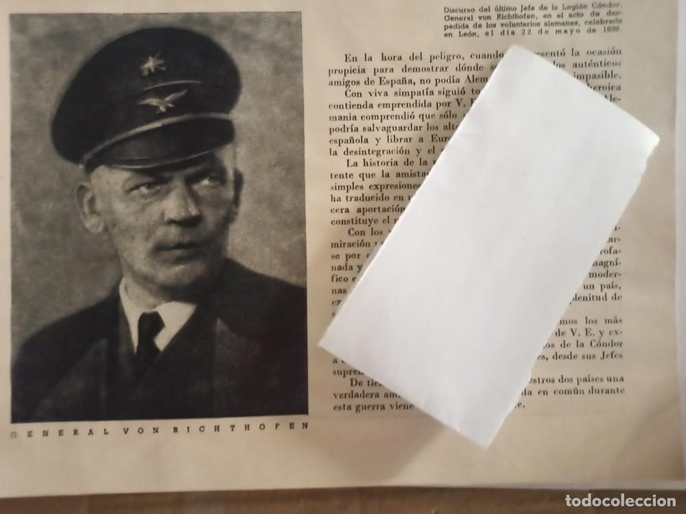 Militaria: LOTE Legion Condor - 3 Documentos - Foto 2