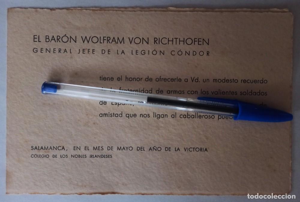 Militaria: LOTE Legion Condor - 3 Documentos - Foto 7