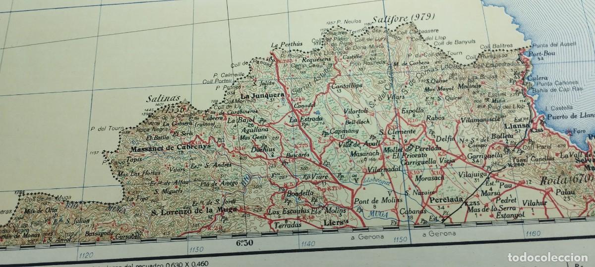 Militaria: Mapa Militar. Cadaqu&eacute;s La Junquera ... - Foto 1
