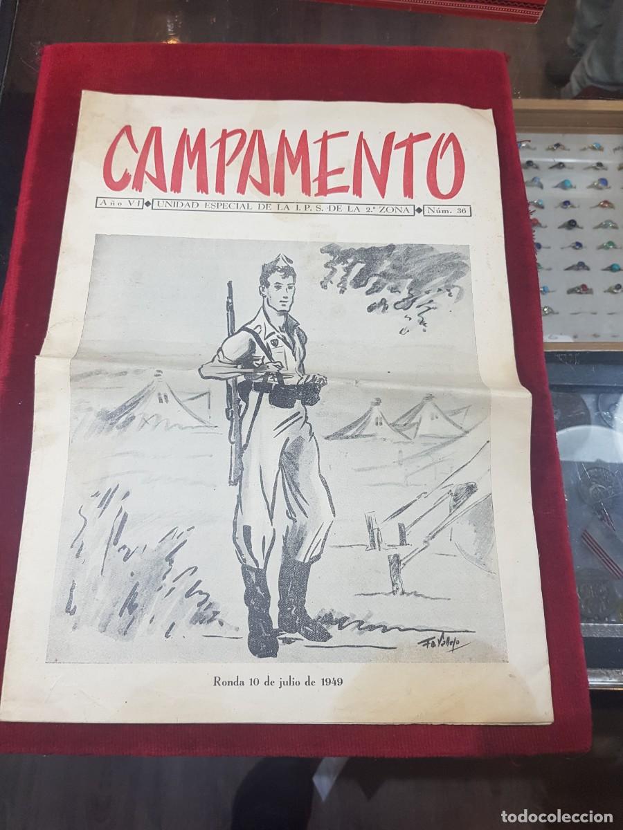 Militaria: Publicaci&oacute;n militar campamento ronda a&ntilde;o mil novecientos cuarenta y nueve