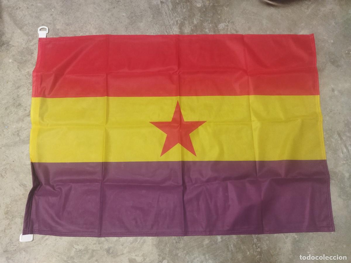 Militaria: Bandera Rep&uacute;blica estrella - Foto 1