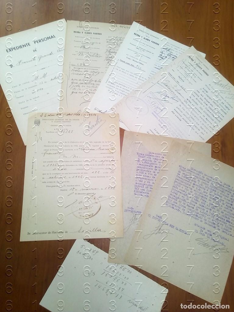 Military Antiques: BRIGADA GUARDIA CIVIL CAIDO JOSE PALACIOS PEREZ 5 DOCUMENTOS L71