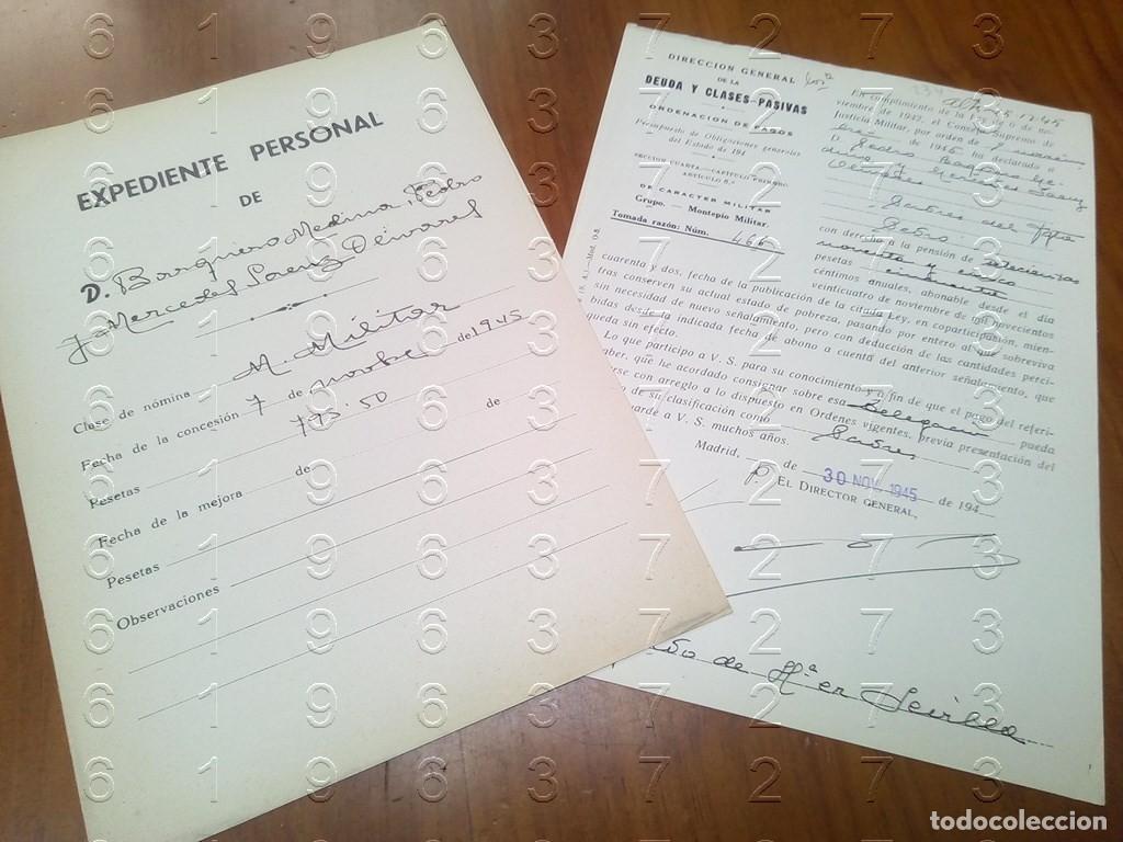 Militaria: SARGENTO PEDRO BARQUERO SAENZ 1 DOCUMENTO L71 - Foto 1