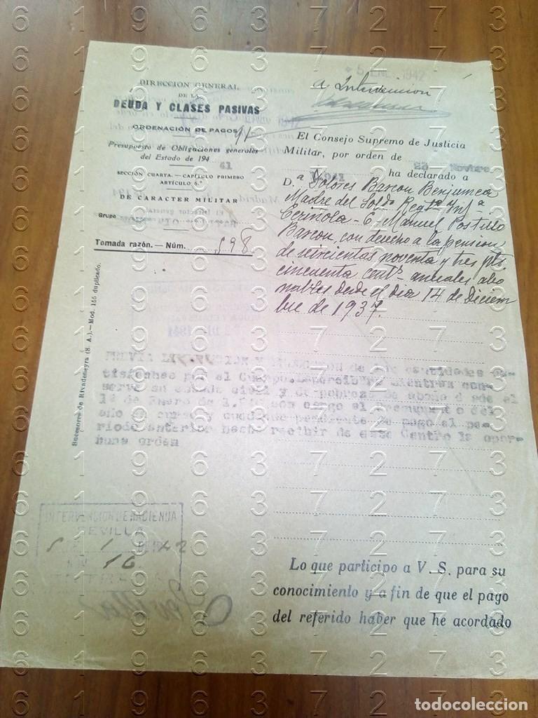 Military Antiques: REGIMIENTO INFANTERIA CERI&Ntilde;OLA 6 SOLDADO CAIDO 1937 1 DOCUMENTO L73