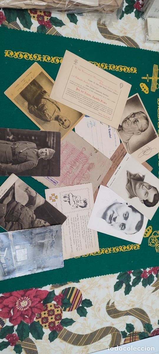 Military Antiques: Lote militar falange franco guerra civil