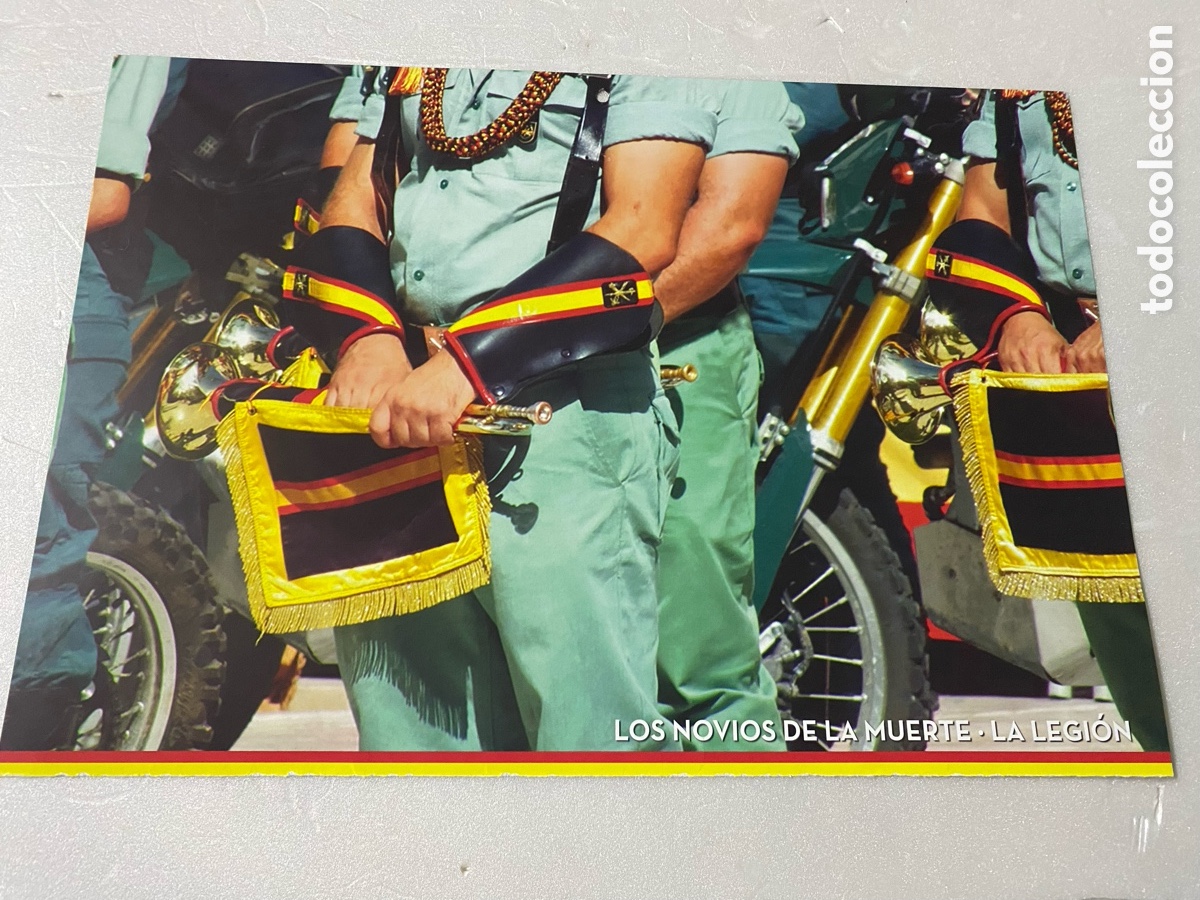 Militaria: LAMINA PARA ENMARCAR LEGI&Oacute;N ESPA&Ntilde;OLA NOVIOS DE LA MUERTE