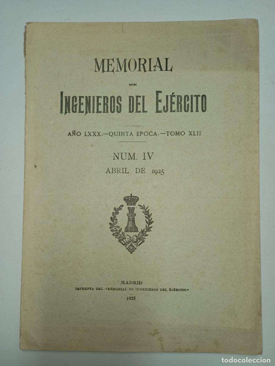 Militaria: Memorial de Ingenieros del Ej&eacute;rcito. Abril de 1925. - Foto 1