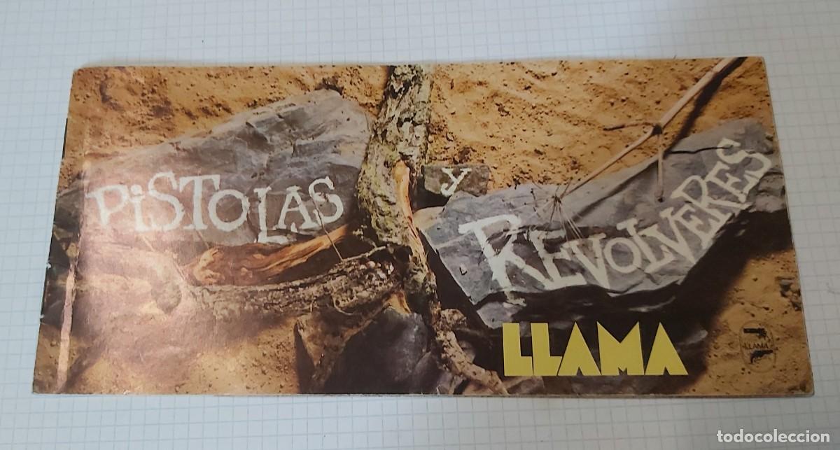 Militaria: Cat&aacute;logo de pistolas y rev&oacute;lveres LLAMA - Foto 1
