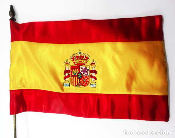Militaria: BANDERA DE SOBREMESA ESTAMPADA - Foto 3