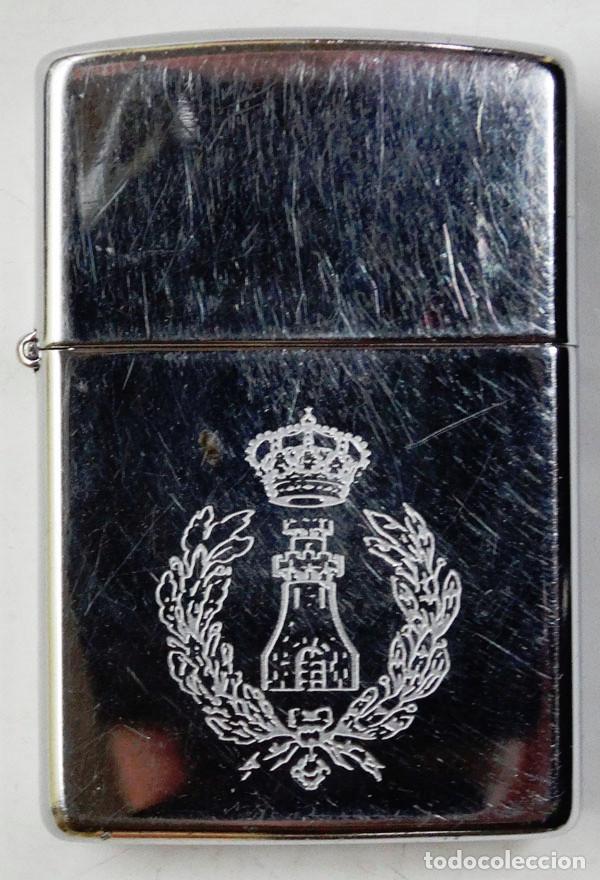 Militaria: ZIPPO DEL REGIMIENTO DE INGENIEROS,EJERCITO ESPA&Ntilde;OL - Foto 1