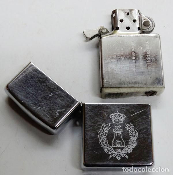 Militaria: ZIPPO DEL REGIMIENTO DE INGENIEROS,EJERCITO ESPA&Ntilde;OL - Foto 3