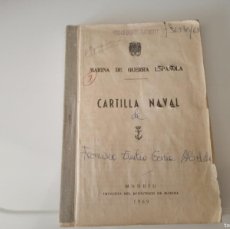 Militaria: CARTILLA NAVAL DE LA MARINA DE GUERRA ESPAÑOLA