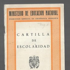 Militaria: R- CARTILLA DE ESCALARIDAD. ORDEN COMPAÑIA DE MARIA. SEVILLA. CURSO 1964 - 1965.