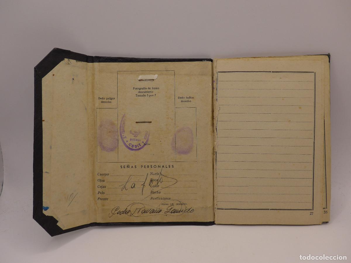 Militaria: LIBRETA DE INSCRIPCION MARITIMA EDICION OFICIAL - Foto 3