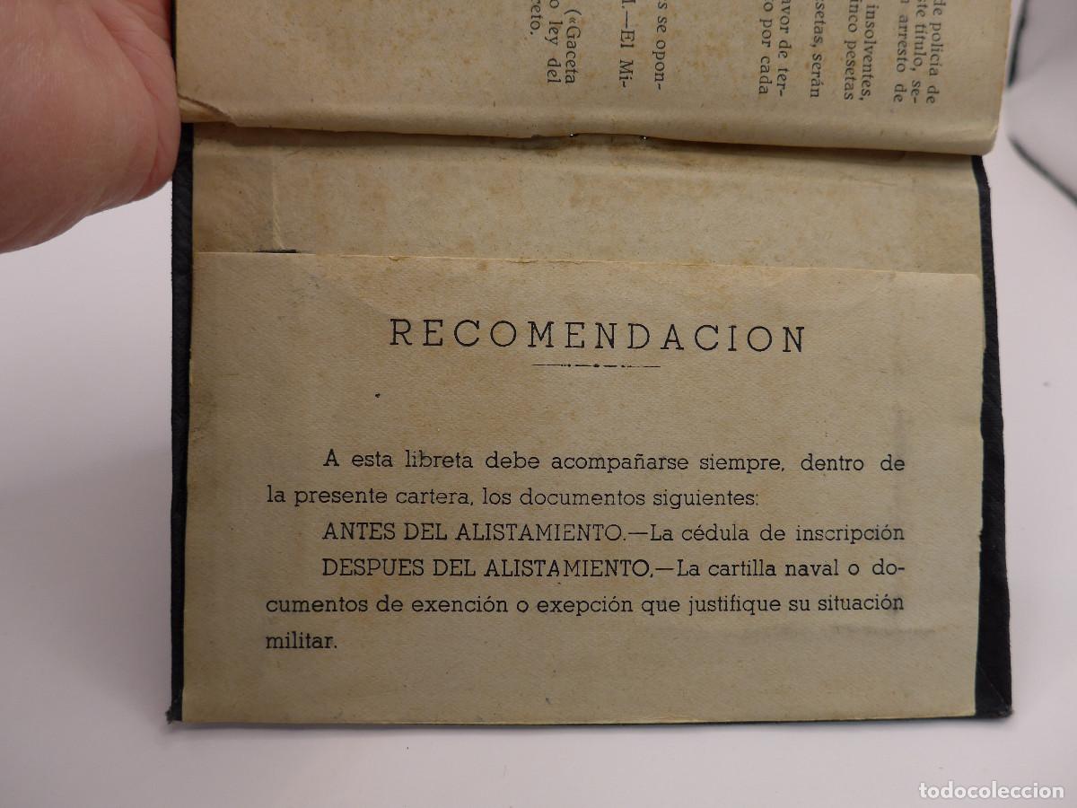 Militaria: LIBRETA DE INSCRIPCION MARITIMA EDICION OFICIAL - Foto 4