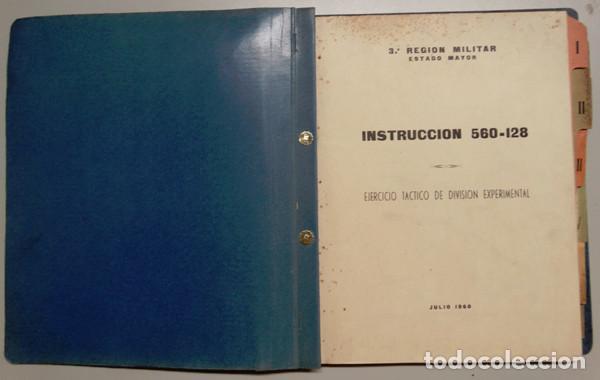 Militaria: PROGRAMA EJERCICIO T&Aacute;CTICO MANIOBRAS.CAMPO CHINCHILLA.1960 - Foto 1