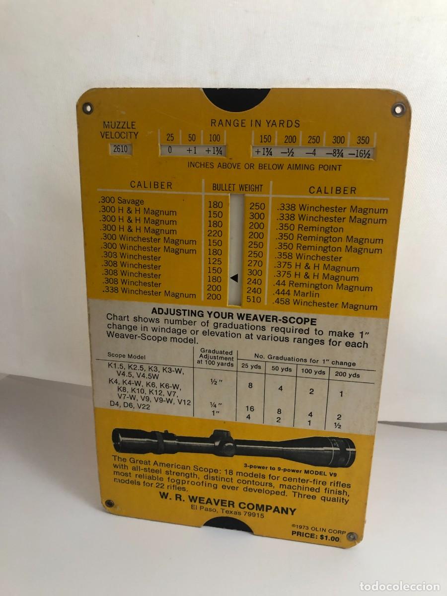Militaria: WEAVER SCOPE SIGHTING-IN GUIDE . &rdquo;&rdquo; - Foto 7