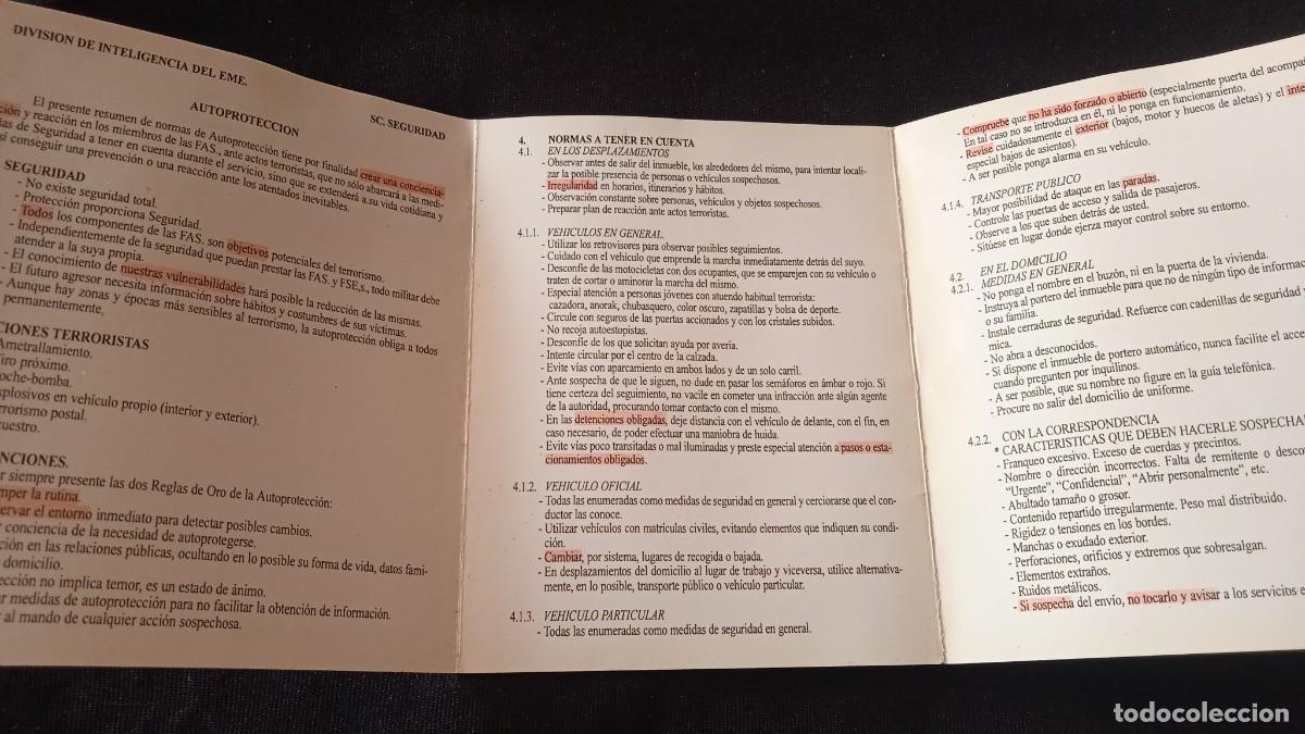 Militaria: Documento autoprotecci&oacute;n. - Foto 3