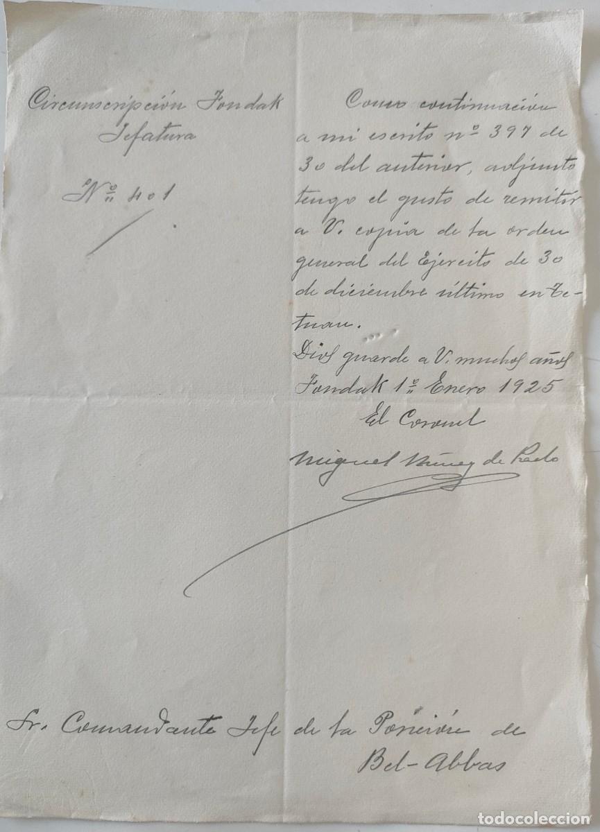 Militaria: FONDAK MARRUECOS CIRCULAR 1925 - Foto 1