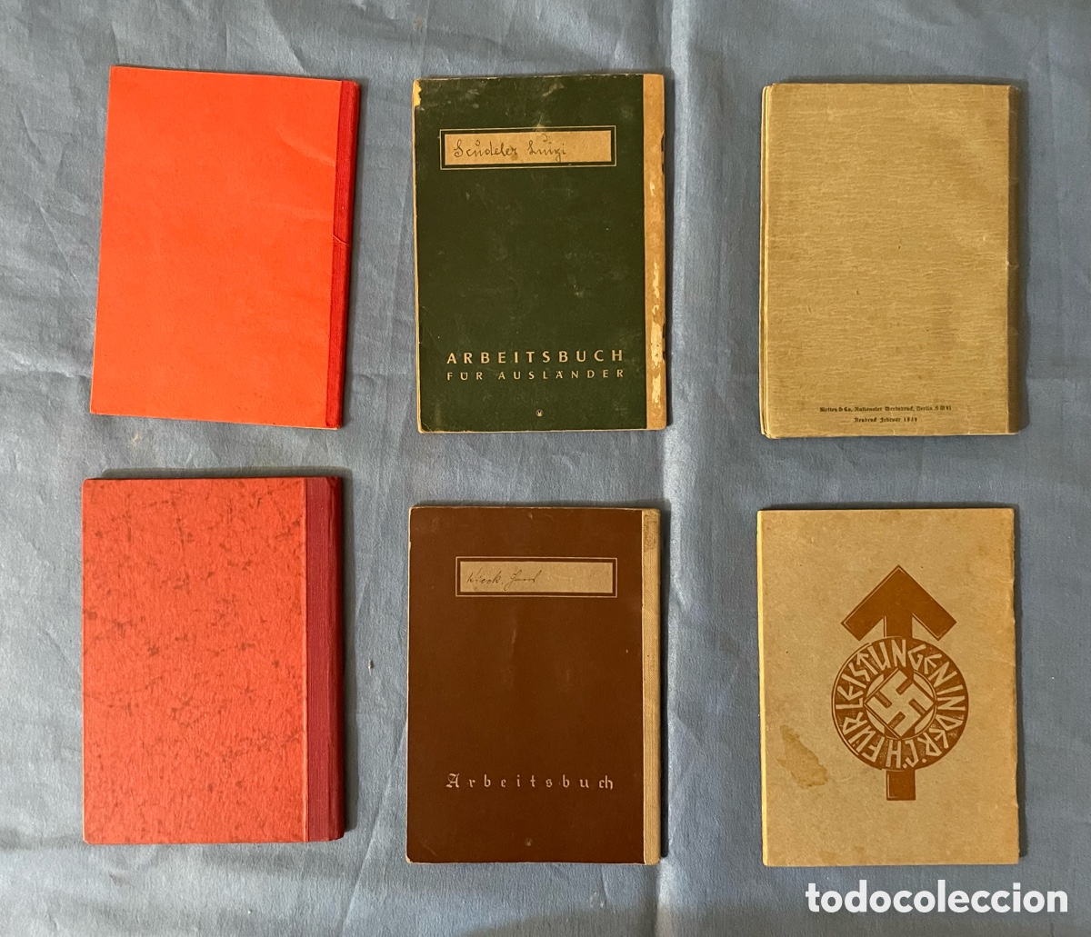Militaria: LOTE DE 6 DOCUMENTOS ALEMANES - Foto 2