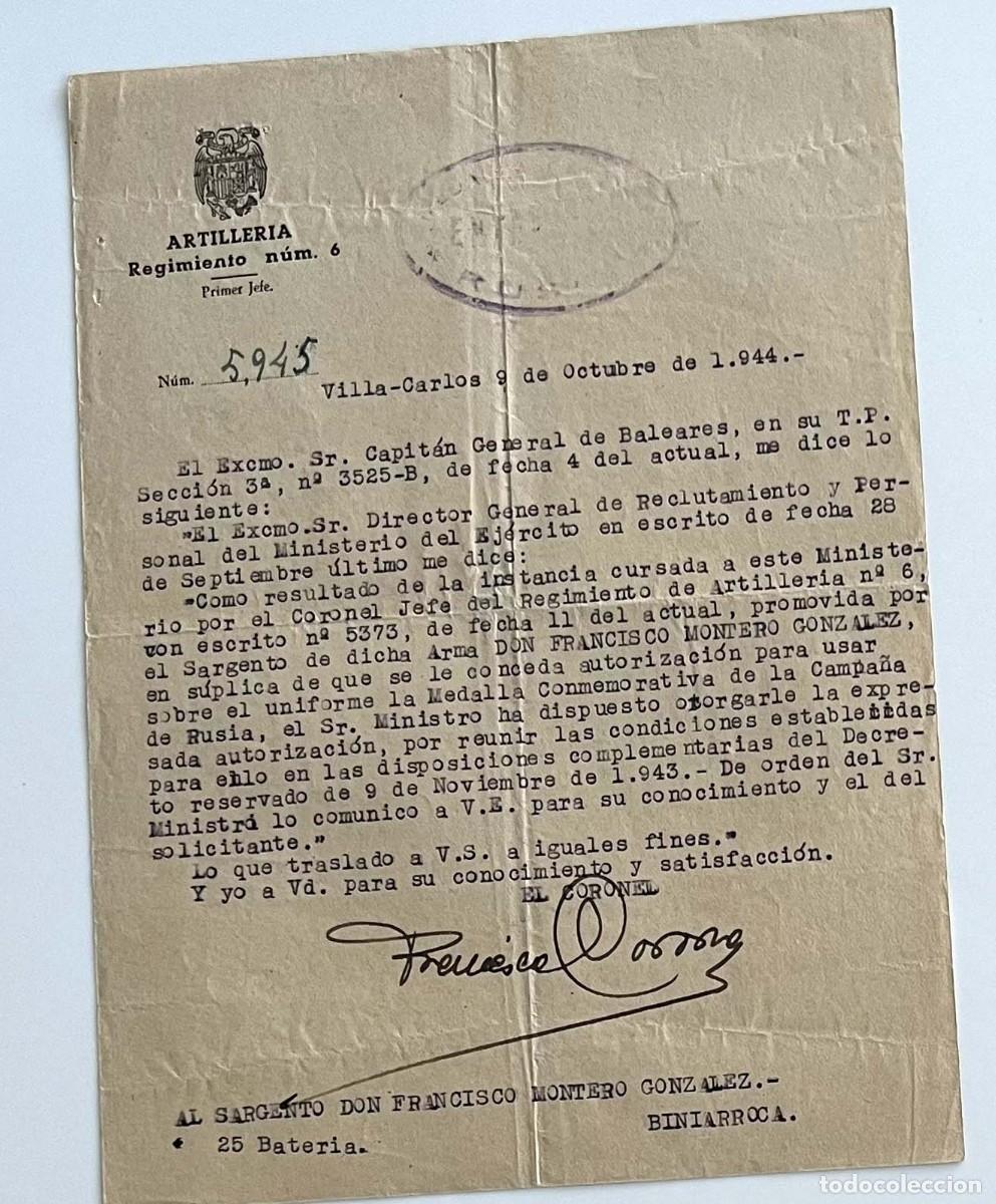 Militaria: conjunto de documentos (DIVISION AZUL + OTROS) - Foto 11
