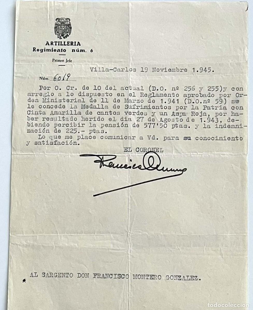 Militaria: conjunto de documentos (DIVISION AZUL + OTROS) - Foto 13