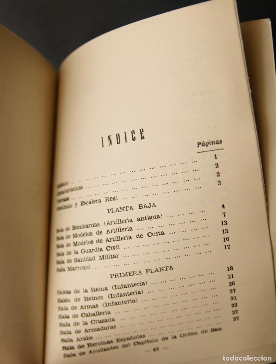 Militaria: CATALOGO - LIBRO- DE MANO DEL MUSEO DEL EJ&Eacute;RCITO DE MADRID 1960 - Foto 3