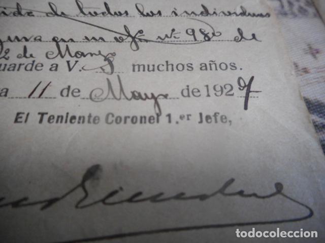 Militaria: lote 4 documentos diferentes - Foto 5
