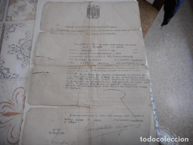 Militaria: lote 12 documentos varias fechas - Foto 11
